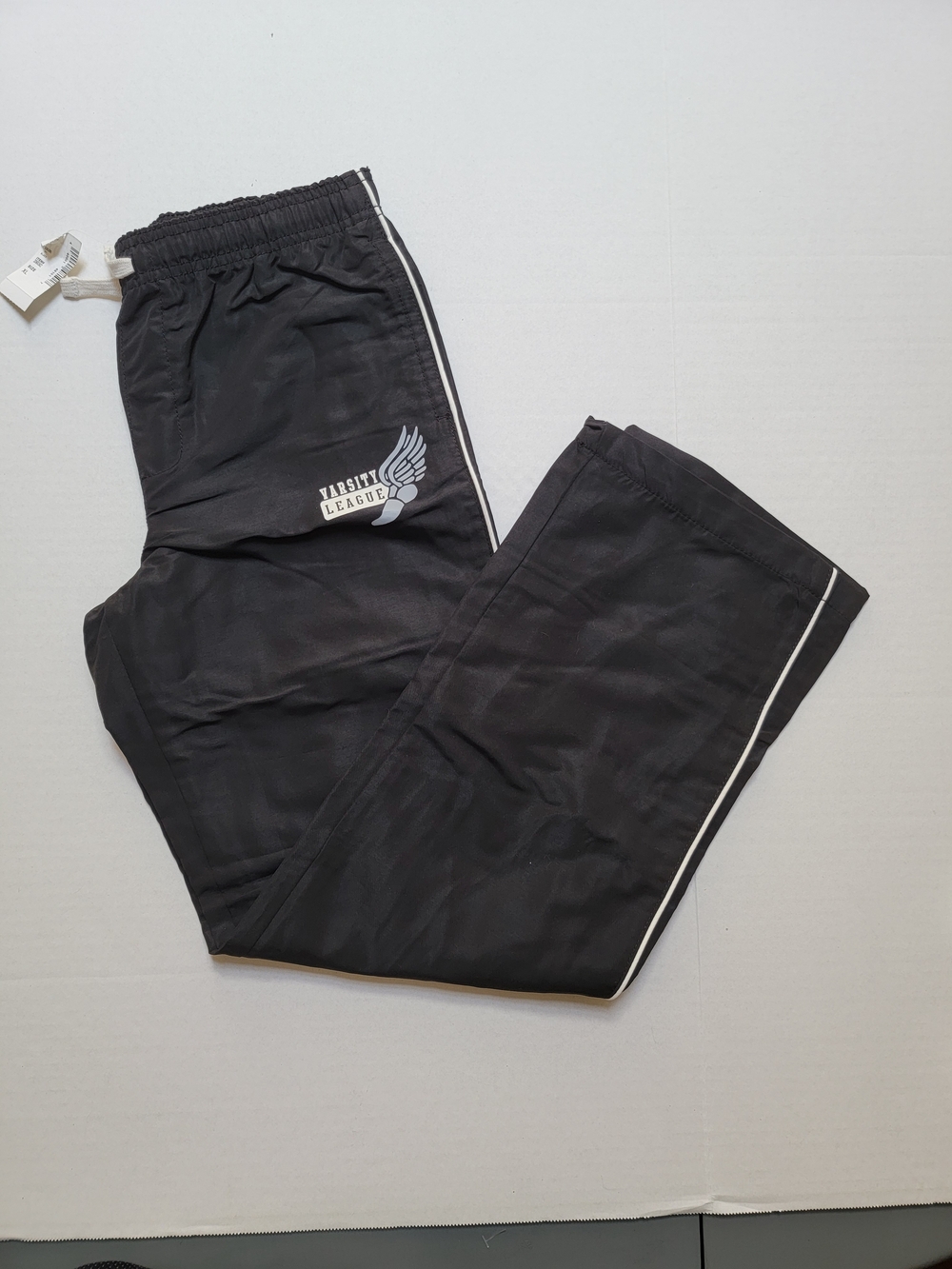 The Children's Place Black Track Pants with Gray Lining Size XL 14